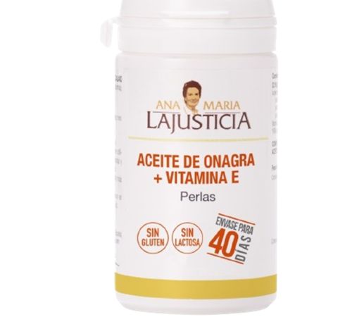 Aciete De Onagra Vitamina E 80 perlas Ana Maria Lajusticia