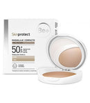 BE+ SKINPROTECT MAQUILLAJE COMPACTO MINERAL SPF50 1 ENVASE 10 G PIEL OSCURA