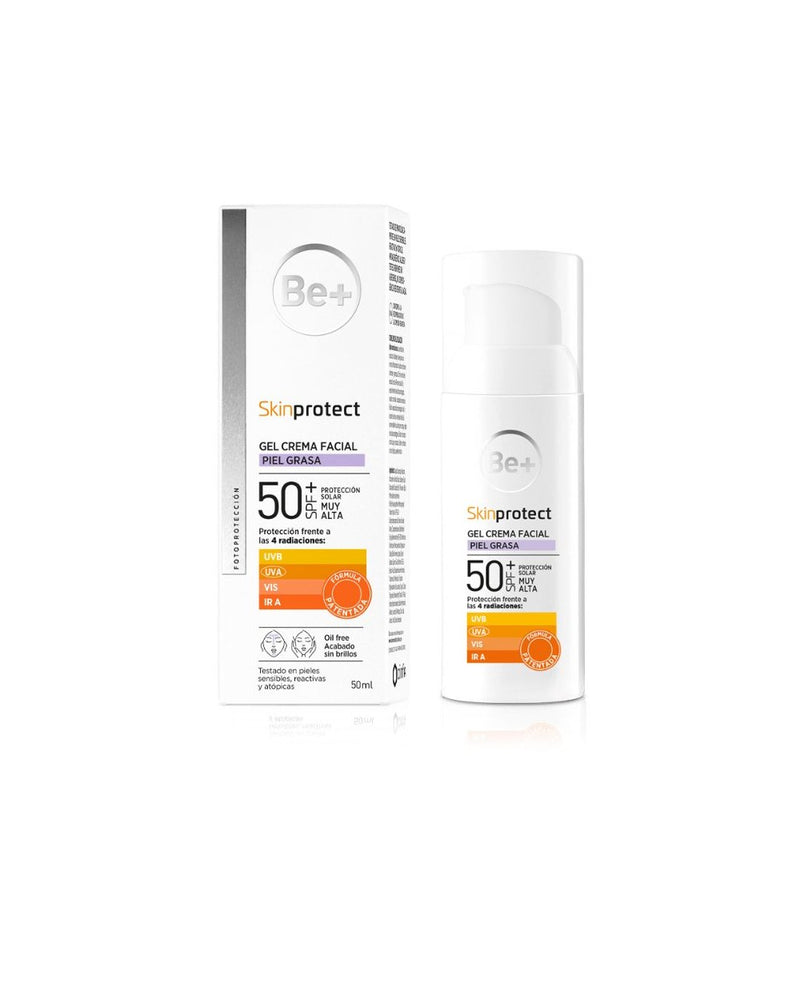 BE+ SKIN PROTECT PIEL GRASA SPF 50+ 1 ENVASE 50 ML