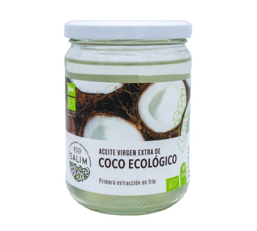 Aceite de Coco Virgen Extra Eco Vegan 430ml Eco-Salim