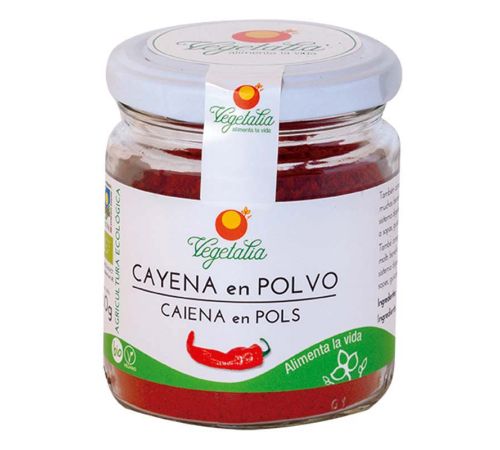Cayena en Polvo Bio Vegan 80g Vegetalia