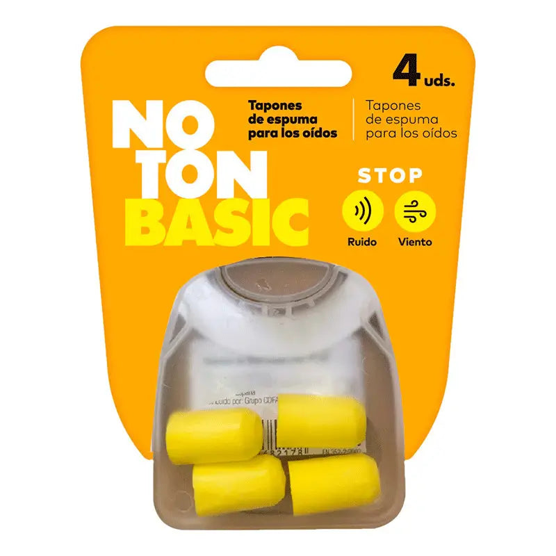 NOTON BASIC TAPONES ESPUMA 4 UNIDADES
