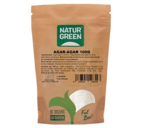 Agar-Agar Bio 100gr Natur Green