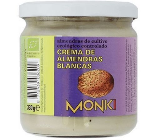 Crema de Almendras Blancas Bio 330g Monki