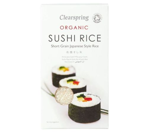 Arroz para Sushi Bio Vegan 500g Clearspring