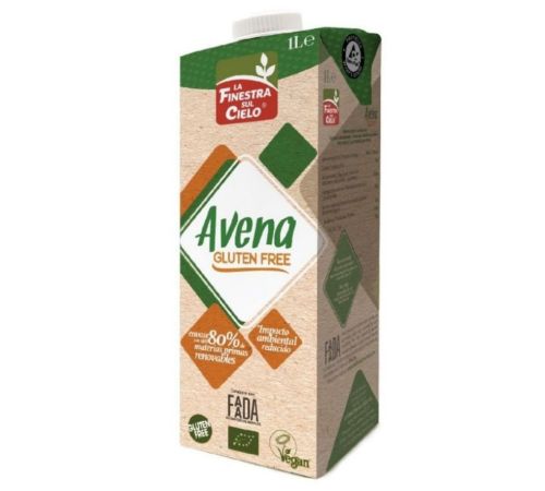 Bebida Vegetal de Avena SinGluten Bio Vegan 6x1L La Finestra Sul Cielo