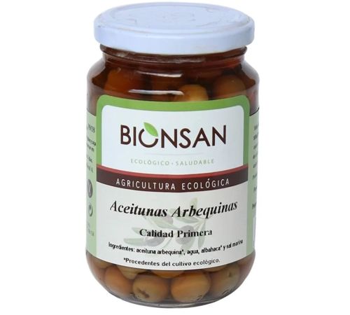 Aceitunas Arbequina Eco Vegan 200g Bionsan