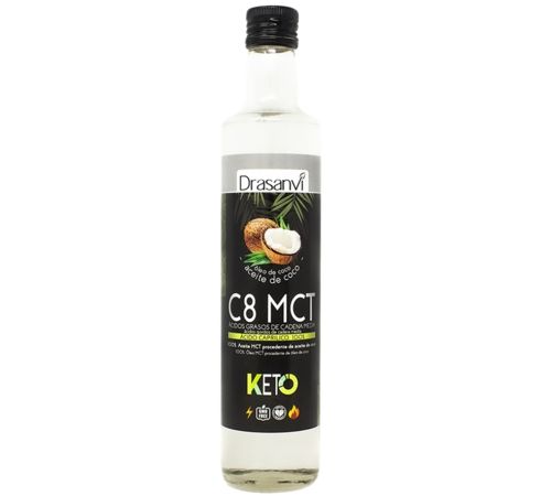 Aceite de Coco C8 MCT Keto 500ml Drasanvi