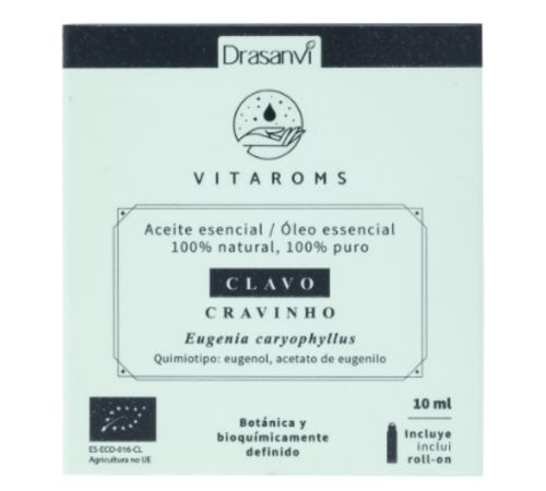 Aceite Esencial Clavo Bio 10ml Vitaroms Drasanvi