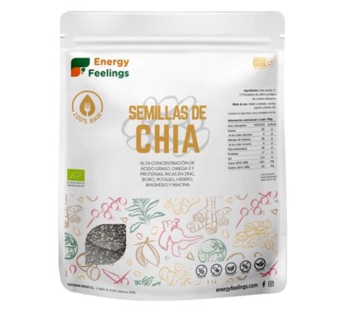 Chia Semilla XL Pack Eco 500g Energy Feelings