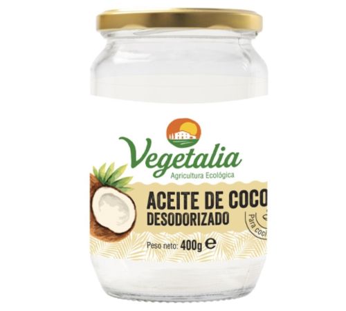 Aceite de Coco Desodorizado Bio 400g Vegetalia
