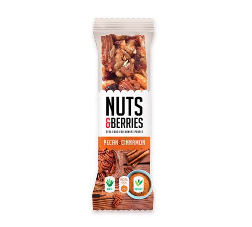 Barrita Nueces y Canela Eco 15uds Nuts  Berries
