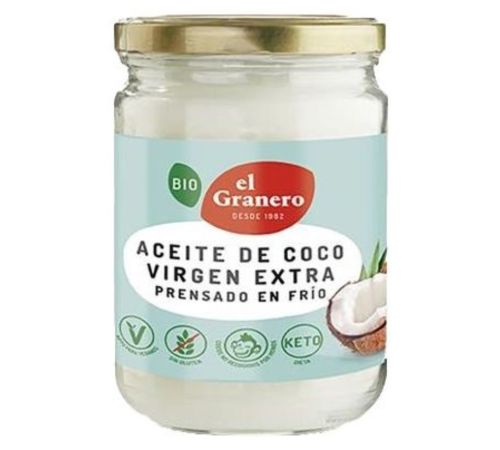 Aceite de Coco Virgen Extra Bio 400ml El Granero Integral