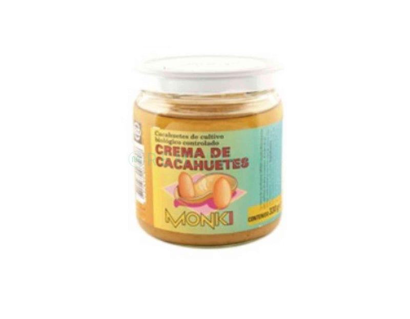 CREMA DE CACAHUETES ECOLÓGICO 330G MONKI