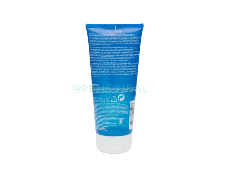 LA ROCHE POSAY EFFACLAR GEL LIMPIADOR PURIFICANTE 200 ML