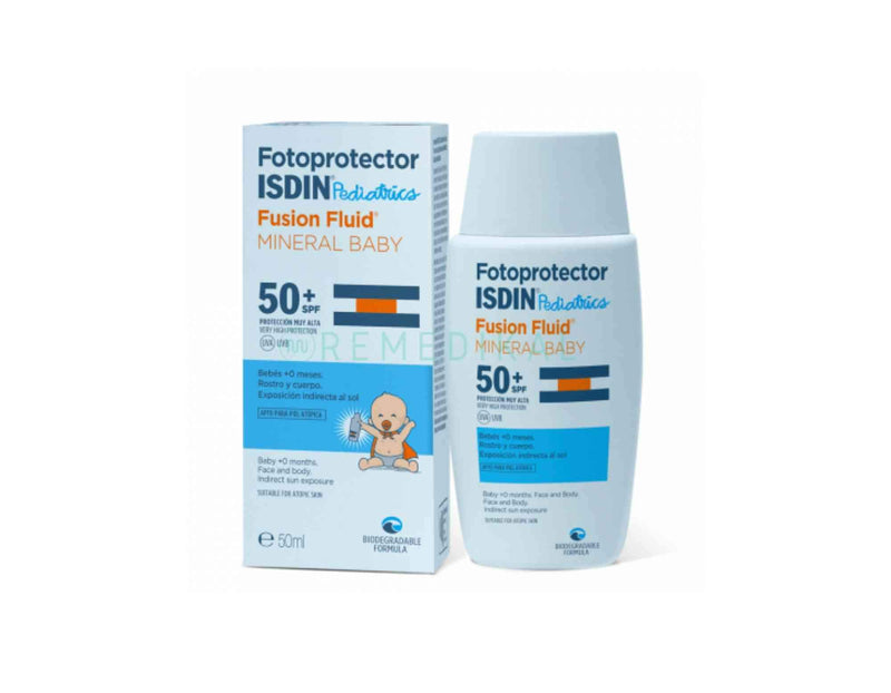ISDIN FOTOPROTECTOR PEDIATRICS FUSION FLUID MINERAL BABY SPF50+ 50ML