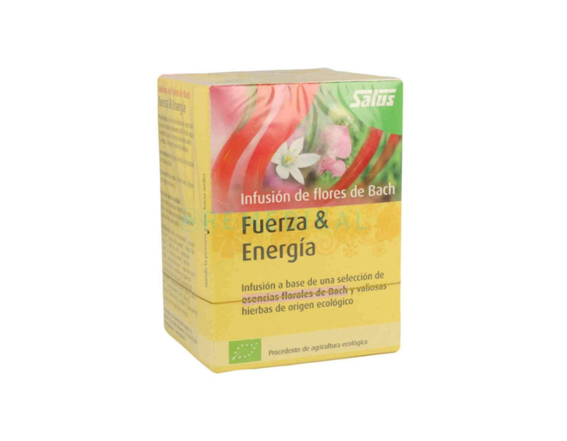 INFUSIÓN FLORES DE BACH FUERZA Y ENERGÍA 15 SOBRES SALUS