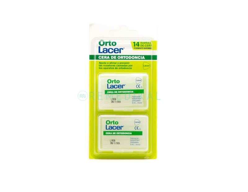 ORTOLACER CERA DE ORTODONCIA DUPLO 2x7 BARRITAS