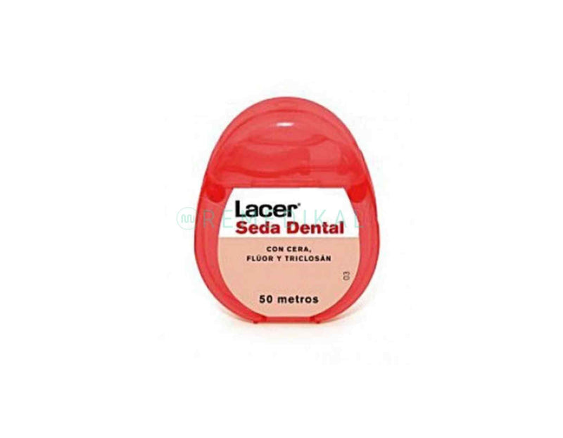 LACER SEDA DENTAL CON CERA  FLÚOR Y TRICLOSÁN 50M
