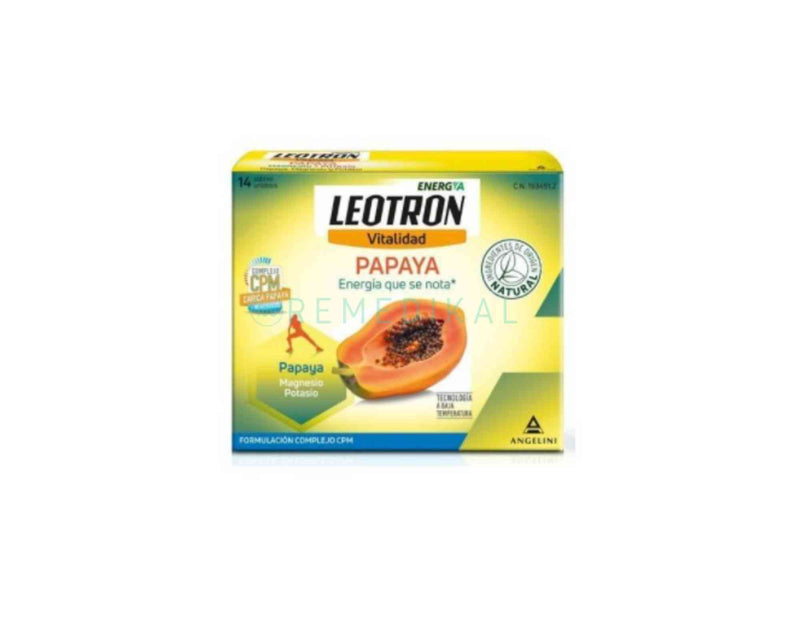 LEOTRON VITALIDAD SABOR PAPAYA 14 SOBRES