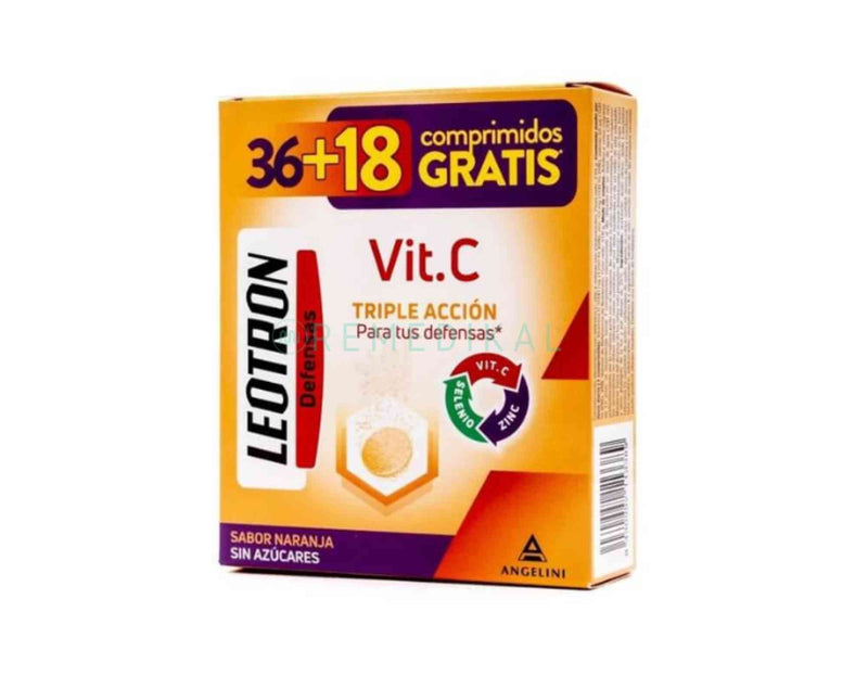 LEOTRON VITAMINA C 36 COMP + 18 COMP GRATIS