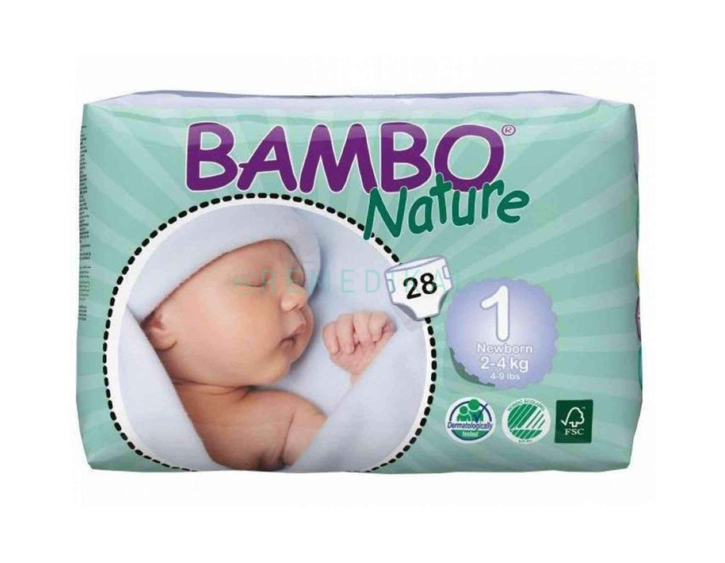 PAÑALES ECO TALLA 1 RECIÉN NACIDO 2-4KG 28UDS BAMBO - GoodFarma