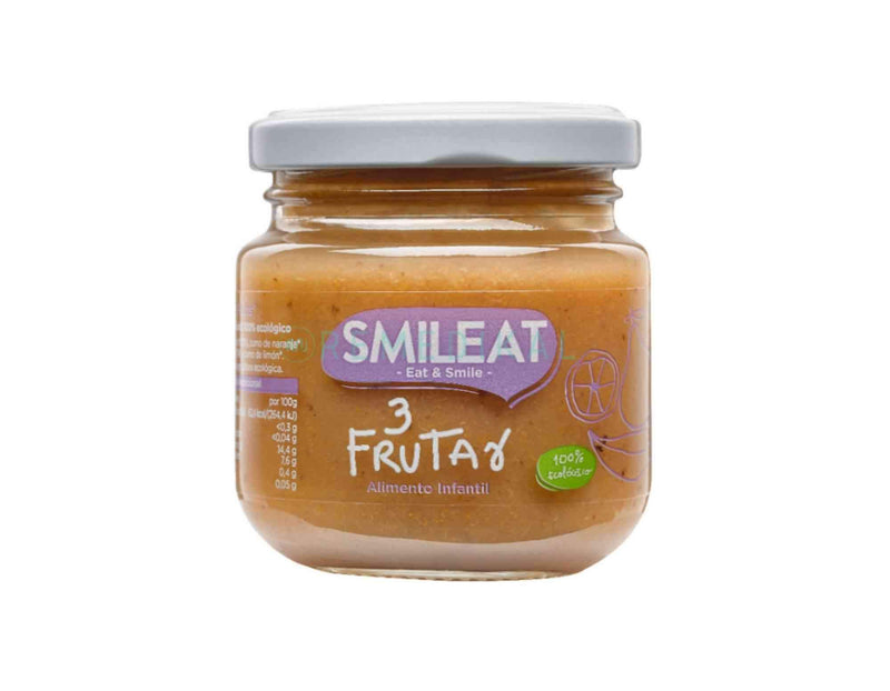 TARRITO DE TRES FRUTAS ECO (+4) 130G SMILEAT