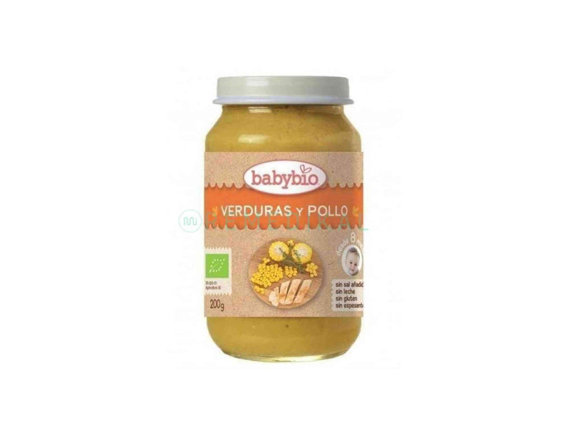POTITO BABYBIO VERDURAS Y POLLO BIO (+8) 200G