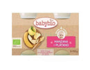 POTITOS BABYBIO DE MANZANA Y PLÁTANO BIO (+4) 2x 130G