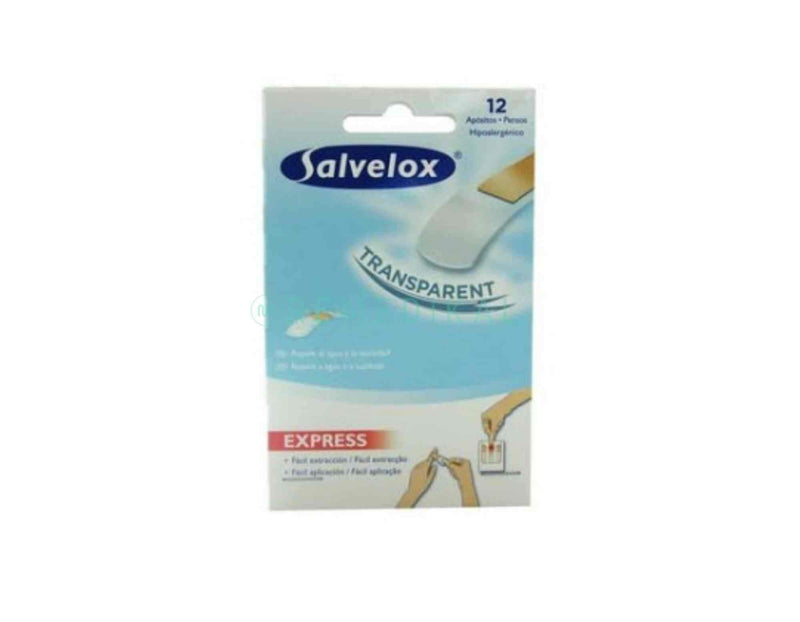 SALVELOX EASY TO GO APOSITO ADHESIVO TRANSPARENTE 12 UDS