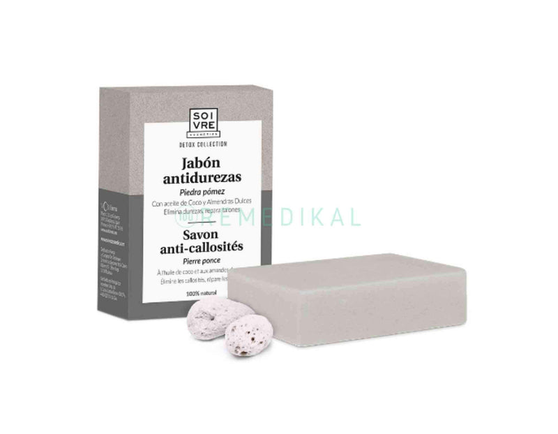 SOIVRE JABÓN ANTIDUREZAS PIEDRA PÓMEZ 125GR