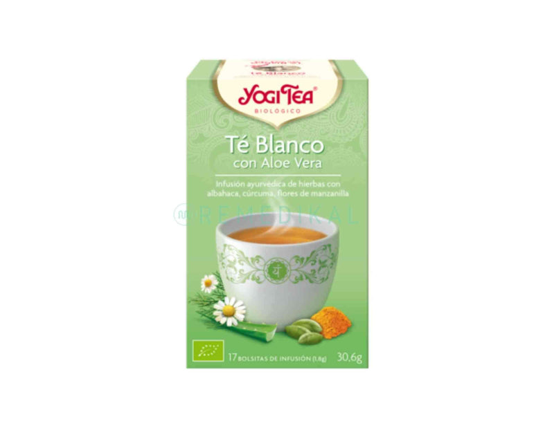 TÉ BLANCO CON ALOE VERA 17 SOBRES YOGI TEA