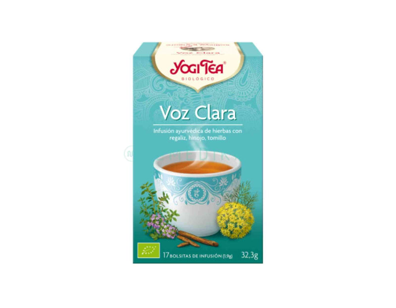 INFUSIÓN VOZ CLARA 17 SOBRES YOGI TEA