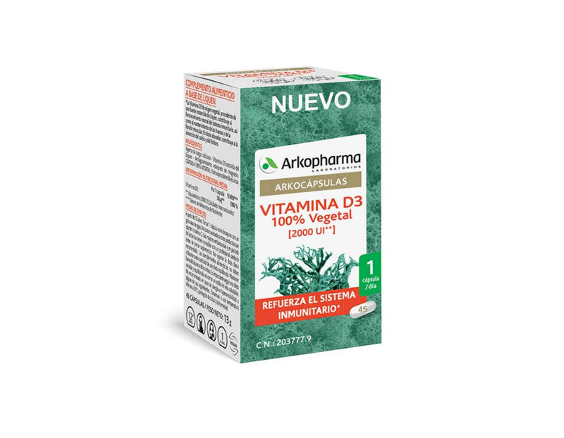 Arkocaps vitamina D3 vegetal