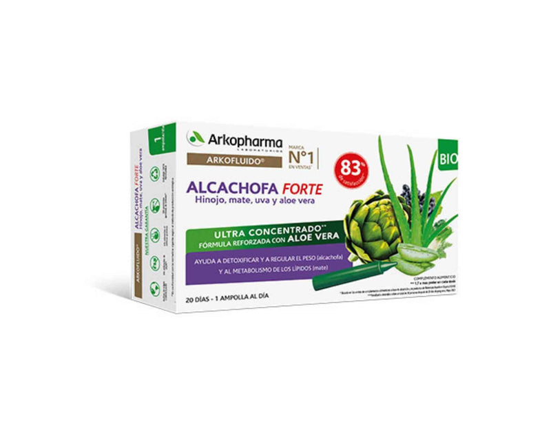 Arkofluido alcachofa forte bio con Aloe Vera