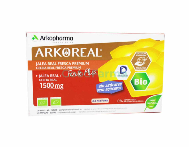 Arkopharma, jalea real, vitaminas, sin azúcar, sistema inmune, refuezo, energía