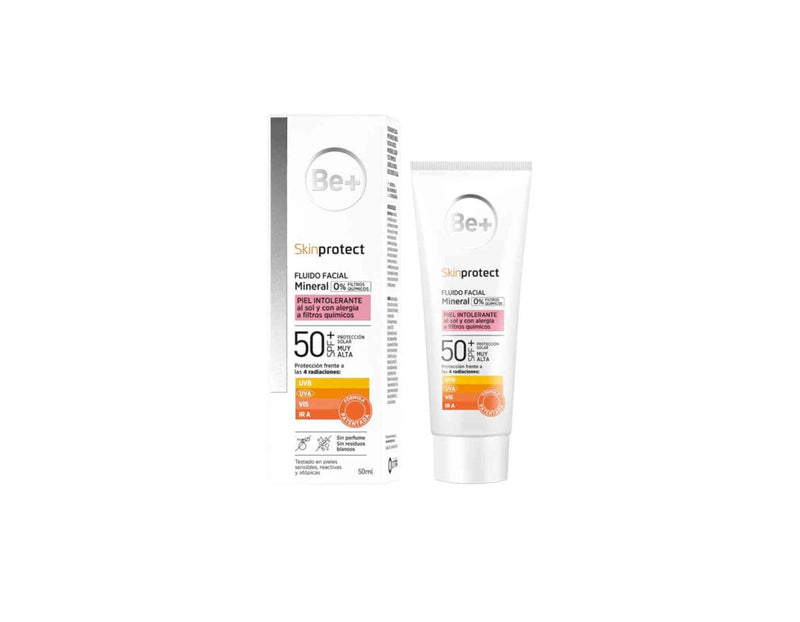 Protector Solar Be+ Skin Protect Piel intolerante SPF50+ de Cinfa