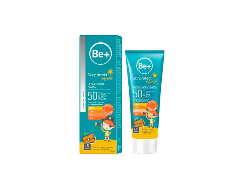 Protector Solar Be+ Skin Protect Facial SPF50+ Infantil de Cinfa