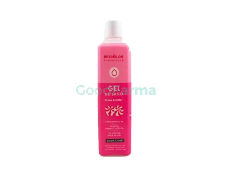 Betreson, gel de baño, corporal, bodybetreson, fresa y nata, suavidad, piel