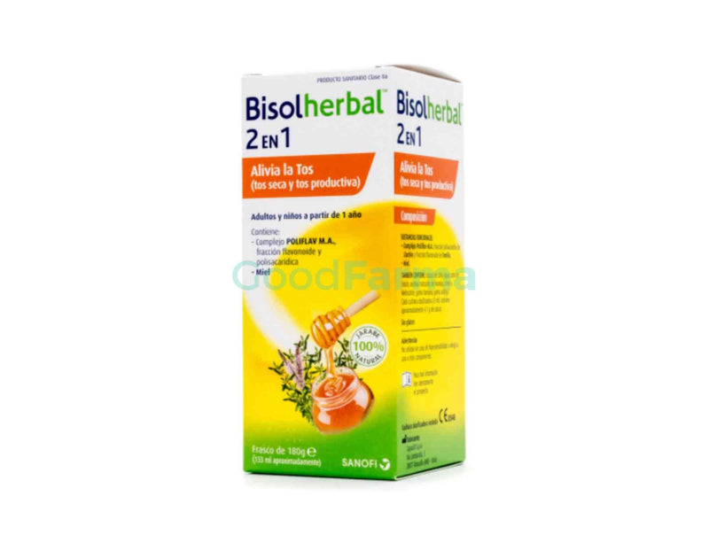 Jarabe 2 en 1 Tos Seca de Bisolherbal