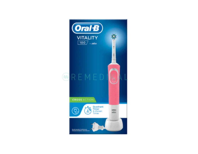 ORAL-B CEPILLO VITALITY 100 CROSS ACTION COLOR ROSA