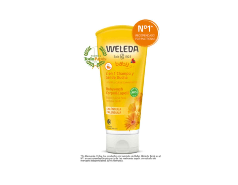 Champu gel de ducha Calendula para Bebe de Weleda