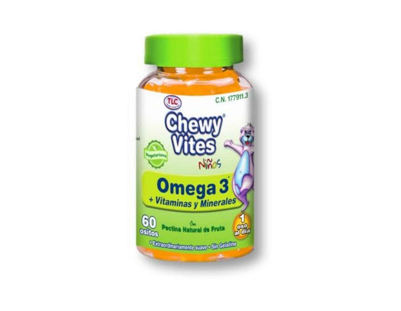 Multivitaminas omega 3 para niños de Chewy Vites
