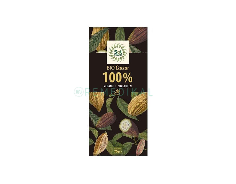 SOL NATURAL BIO CHOCOLATE CACAO 100%