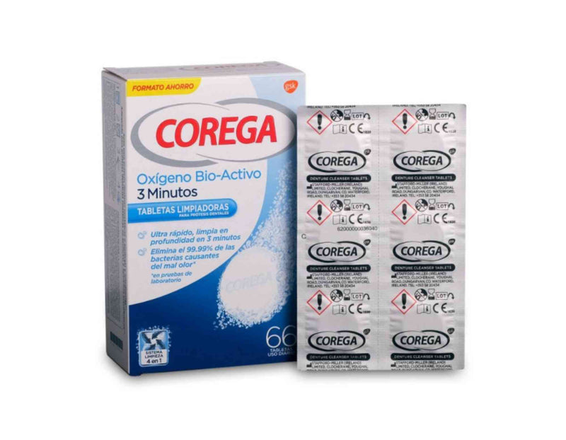Corega Oxigeno Bio-activo 30 tabletas