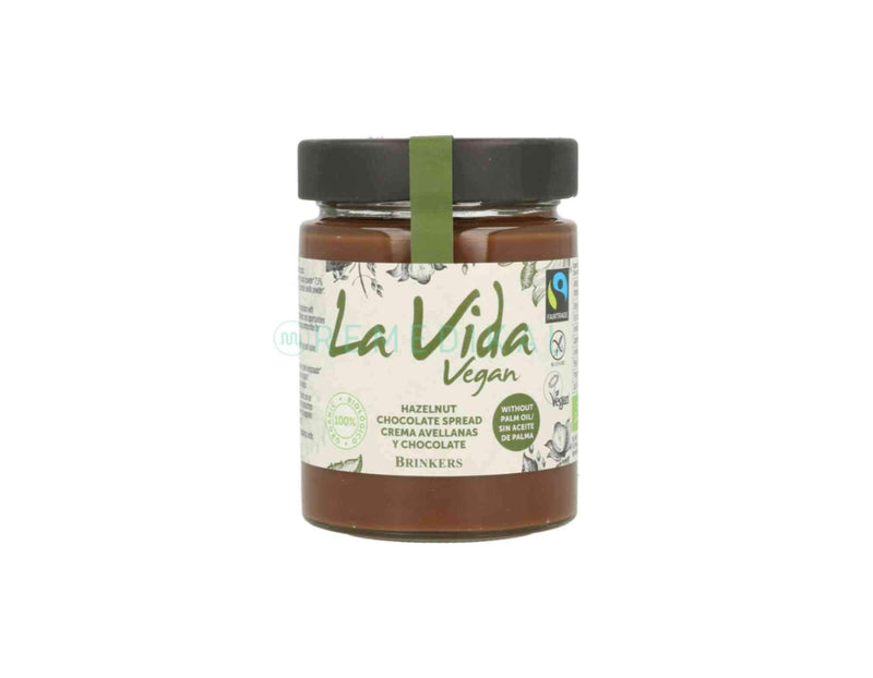 CREMA DE AVELLANAS Y CHOCOLATE 600G LA VIDA VEGAN