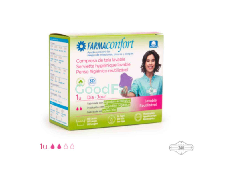 Compresa tela lavable día de Farmaconfort