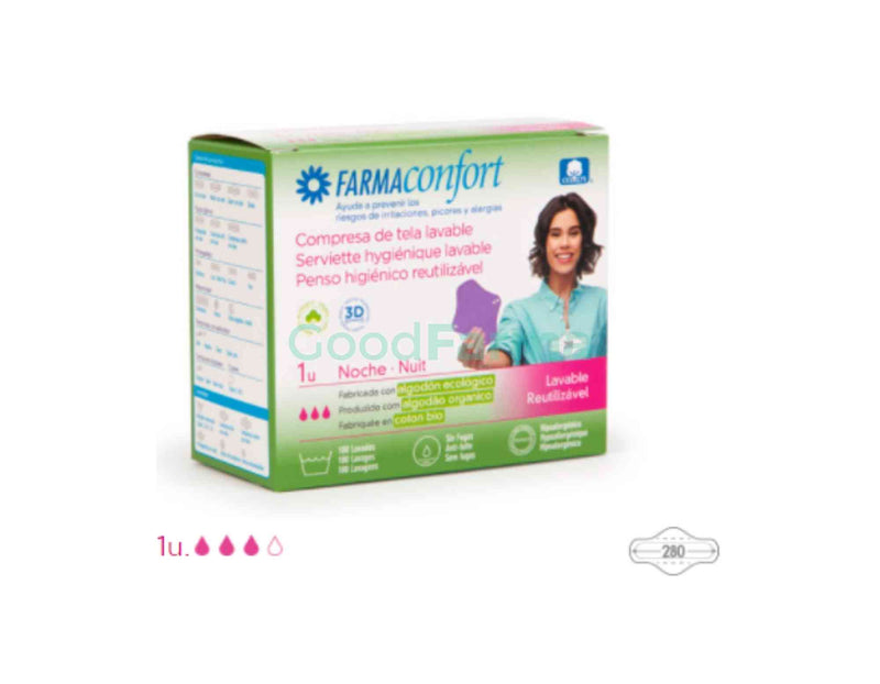 Compresa tela lavable noche de Farmaconfort