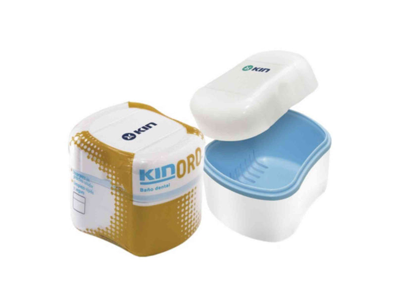 Kin oro contenedor protesis