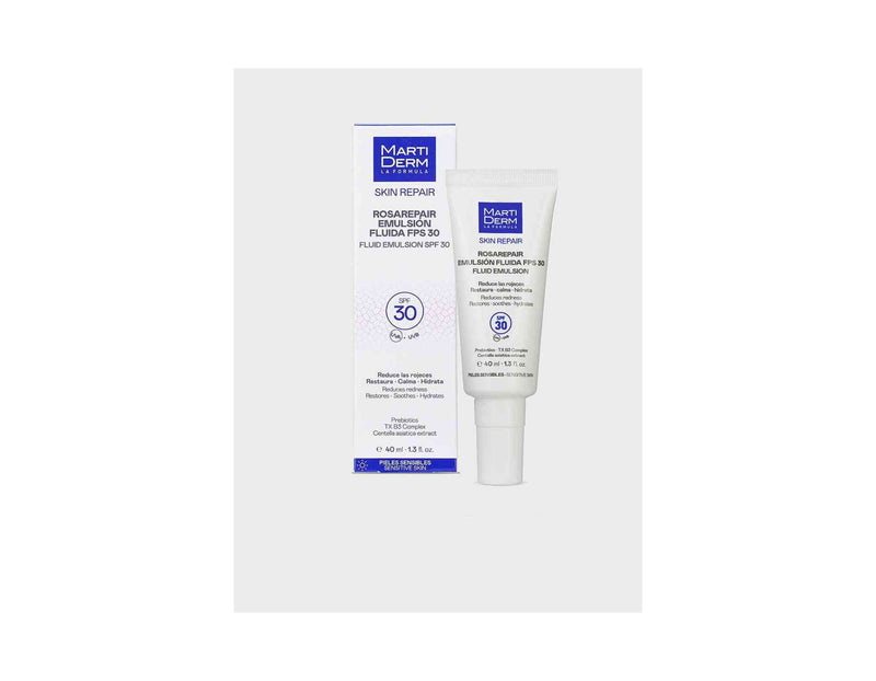 Rosarepair Emulsion Fluida FPS de MartiDerm 